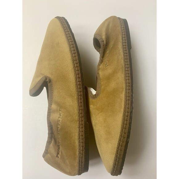 Four Seasons Velvet Slippers Private Jet By Vivi Friulane Brown‎ Size S - Picture 2 of 5